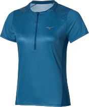 Футболка женская Mizuno Trail Graphic Sailor Blue