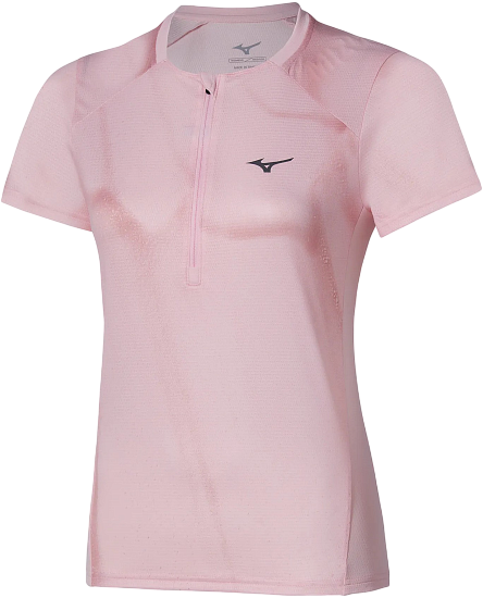 Футболка женская Mizuno Trail Graphic Pinkesque - Фото 1 большая