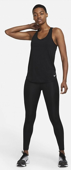 Майка женская Nike Breathe Tank Cool Black - Фото 2 большая