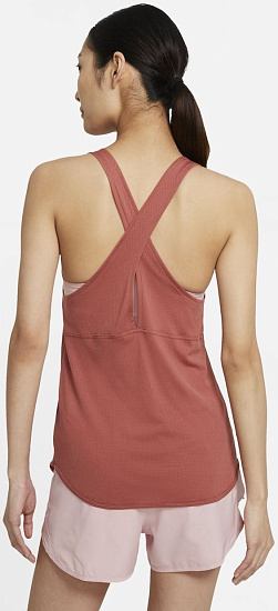 Майка женская Nike Breathe Tank Cool Red - Фото 2 большая