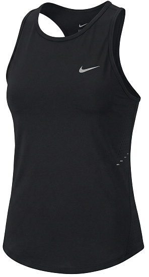 Майка женская Nike Swift Dri-FIT Black/Reflective Silver - Фото 2 большая
