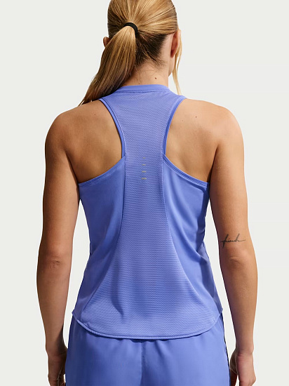 Майка женская Nike Swift Dri-FIT Sapphire/Reflective Silver - Фото 4 большая