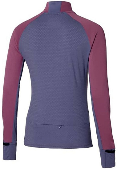 Лонгслив женский Mizuno Warmalite HZ Violet Quartz - Фото 2 большая