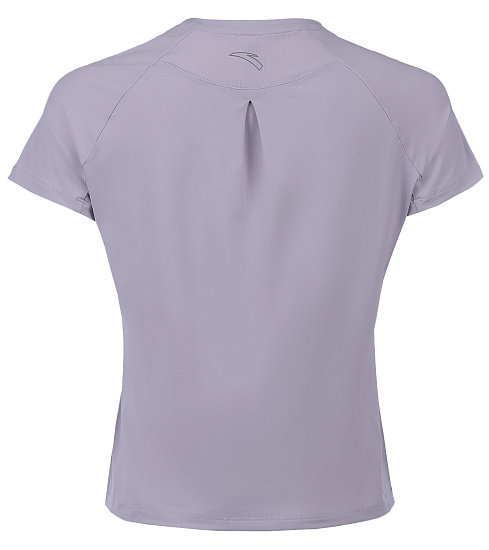 Футболка женская Anta Advanced Running L.Purplish Grey - Фото 2 большая