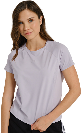 Футболка женская Anta Advanced Running L.Purplish Grey - Фото 3 большая