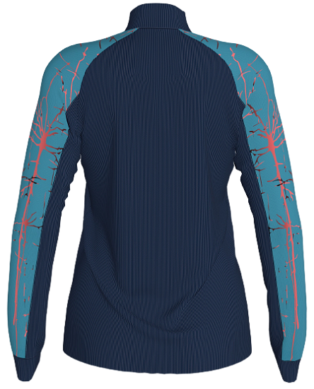 Пулон женский Joma Elite IX Dark Blue/Turquoise - Фото 3 большая