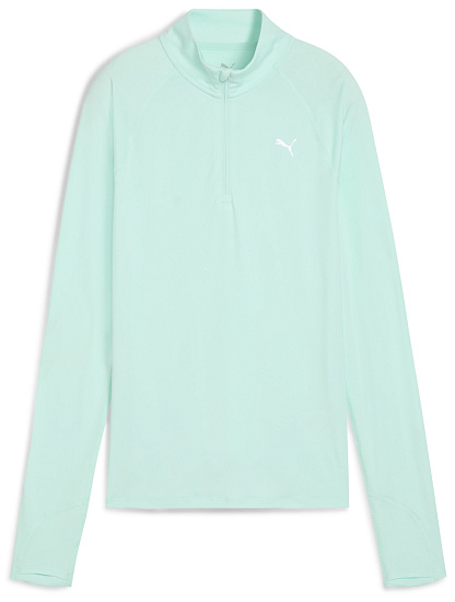 Лонгслив женский Puma Run Vel Cldspn 1/4 Zip Mint Melt - Фото 1 большая