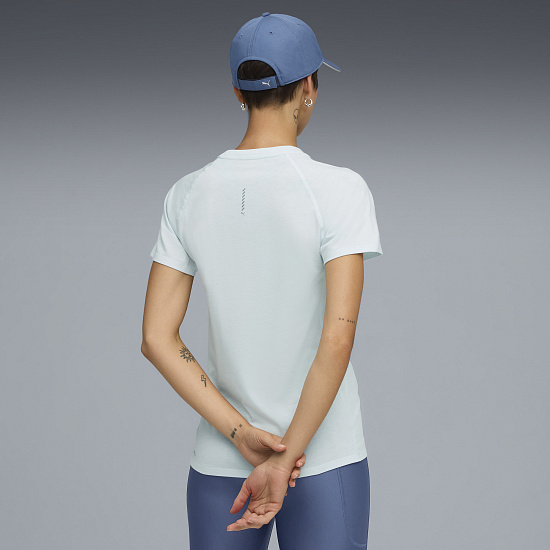 Футболка женская Puma Run Vel Tri-Blend Sea Glass - Фото 4 большая