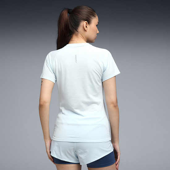 Футболка женская Puma Run Vel Tri-Blend Sea Glass - Фото 6 большая