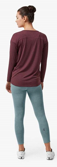 Футболка женская On Comfort Long-T Mulberry - Фото 3 большая