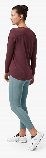 Футболка женская On Comfort Long-T Mulberry - Фото 4 большая