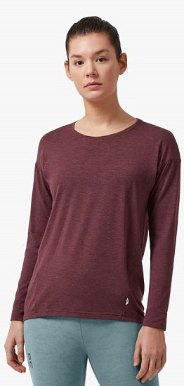 Футболка женская On Comfort Long-T Mulberry - Фото 5 большая