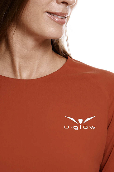 Лонгслив женский UGLOW WarmT Chili Oil - Фото 8 большая