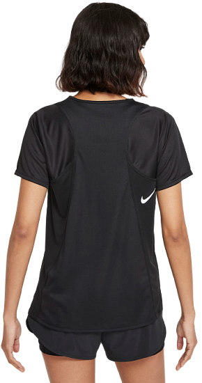 Футболка женская Nike Dri-Fit Race Black - Фото 4 большая