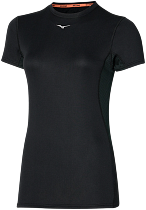Футболка женская Mizuno Mid Weight-Light Black