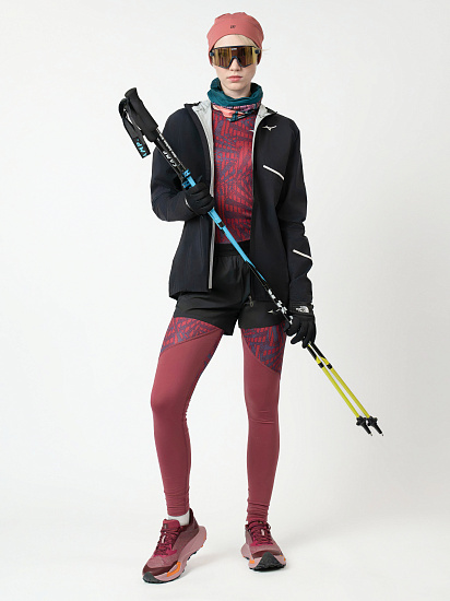 Лонгслив женский Mizuno Virtual Body G4 Crew Violet Quartz - Фото 7 большая