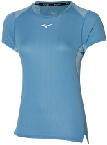 Футболка женская Mizuno Dryaeroflow Parisian Blue