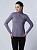 Лонгслив женский Mizuno Dryaeroflow Half Zip Cadet - Фото 8 малая