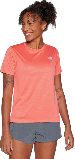 Футболка женская New Balance Sport Essentials Drift Red - Фото 4 большая