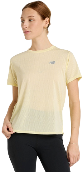 Футболка женская New Balance Athletics Parchment Heather - Фото 1 большая