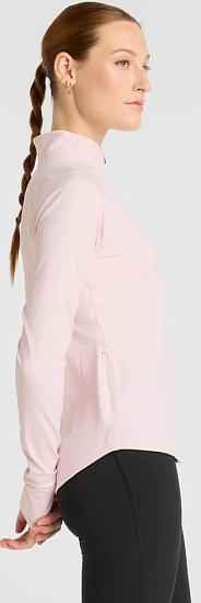 Лонгслив женский New Balance NB Harmony Half Zip Rose Sugar - Фото 3 большая