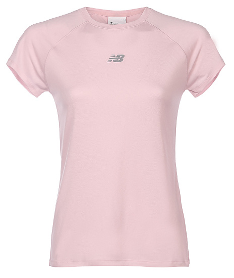 Футболка женская New Balance Seasonal Jacquard Rose Sugar - Фото 1 большая