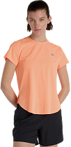 Футболка женская New Balance Race Day Ultra Light Hot Mango