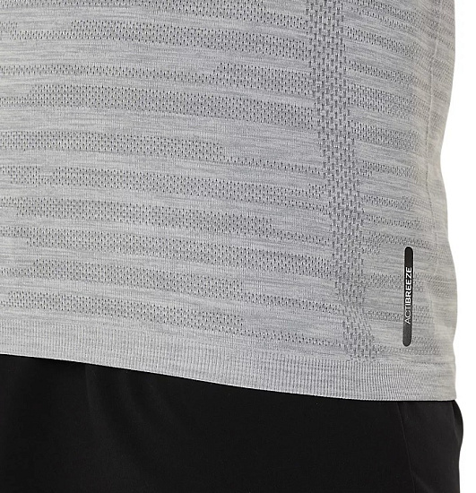 Футболка женская ASICS Seamless Top Carrier Grey - Фото 8 большая