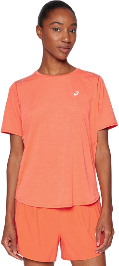 Футболка женская ASICS Road Top Coral Reef - Фото 3 большая