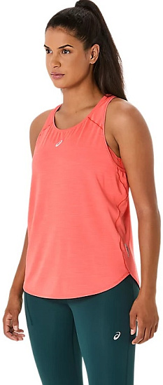 Майка женская ASICS Road Tank Coral Reef - Фото 5 большая