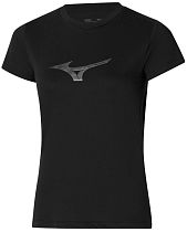 Футболка женская Mizuno Athletics RB Black