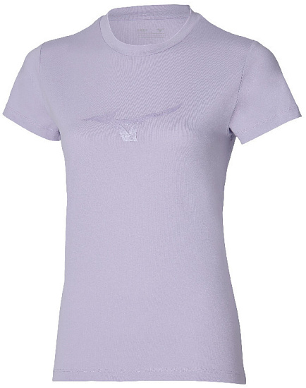 Футболка женская Mizuno Athletics RB Thistle - Фото 1 большая