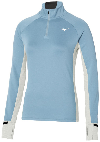 Лонгслив женский Mizuno Warmalite Hz Glacier Lake - Фото 1 большая