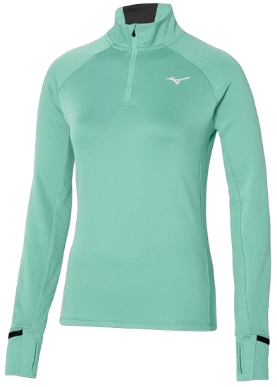 Лонгслив женский Mizuno Warmalite Hz Dusty Jade - Фото 1 большая