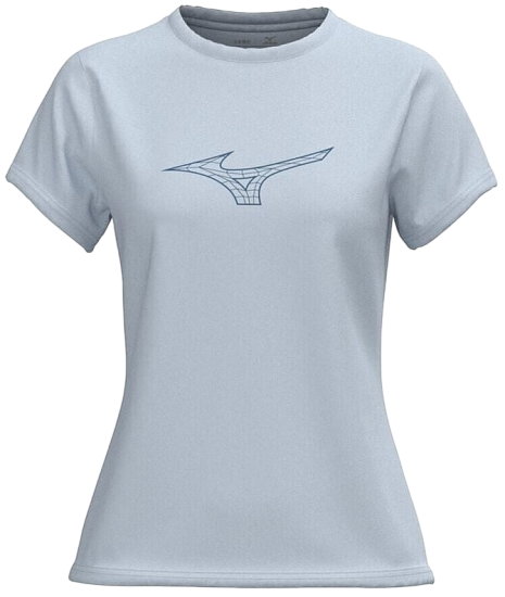 Футболка женская Mizuno Athletics Rb Plain Air - Фото 1 большая