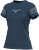Футболка женская Mizuno Athletics Blue Wing Teal - Фото 2 малая