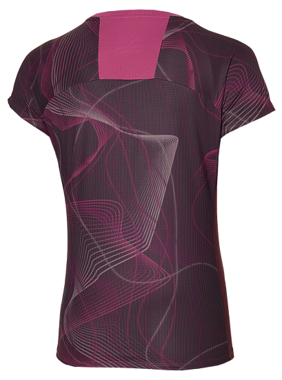 Футболка женская Mizuno Aero Grape Wine - Фото 2 большая