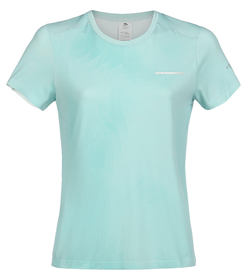Футболка женская Anta 862525108 Blue/Allover Print - Фото 1 большая