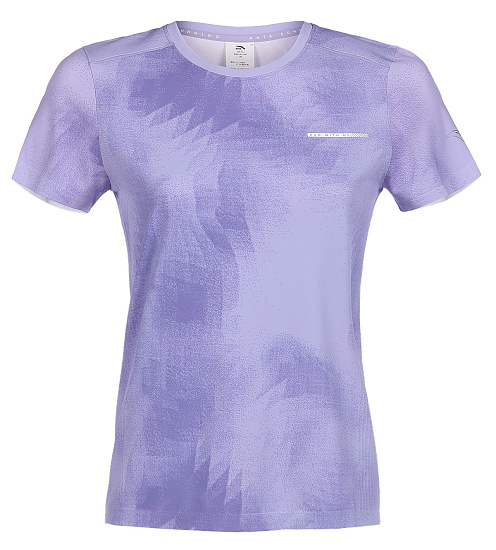 Футболка женская Anta 862525108 Twilight Puple/Allover Print - Фото 1 большая