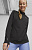 Лонгслив женский Puma Run Cloudspun 1/2 Zip Black - Фото 5 малая