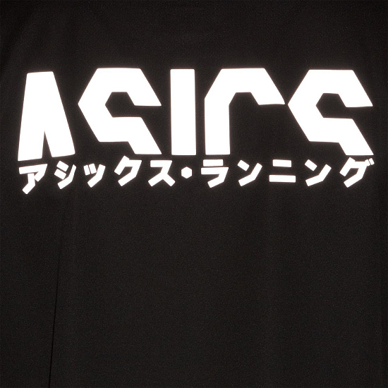 Футболка женская ASICS Katakana Ss Performance Black - Фото 4 большая