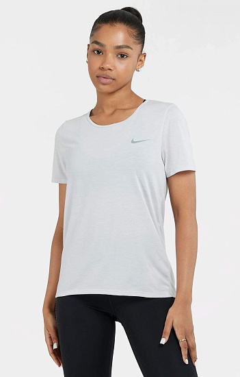 Футболка женская Nike Dri-FIT Run Division Venice/Bright Crimson/Reflective Silver - Фото 3 большая
