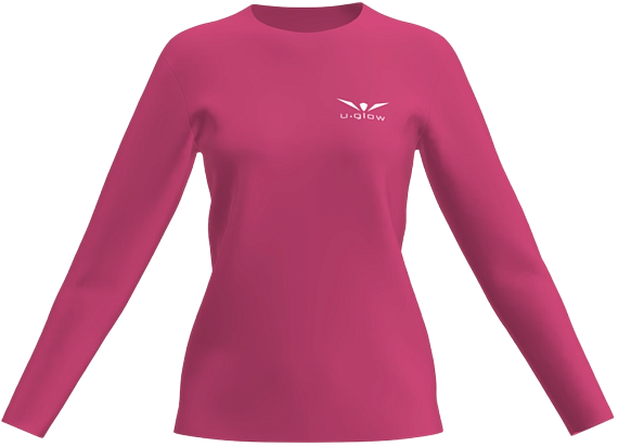 Лонгслив женский UGLOW LS Micro RS Purple - Фото 1 большая