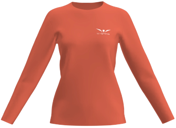 Лонгслив женский UGLOW LS Micro RS Tigerlily - Фото 1 большая