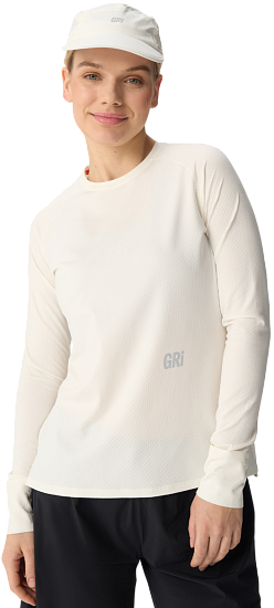 Лонгслив женский GRI Весна Белый - Фото 1 большая