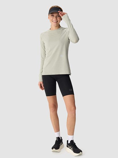 Лонгслив женский GRI Весна Серый - Фото 6 большая