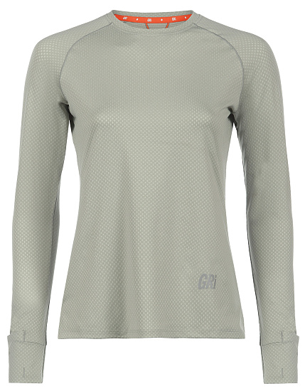 Лонгслив женский GRI Весна Серый - Фото 1 большая