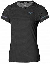 Футболка женская Mizuno Daf Dope Dyed Black