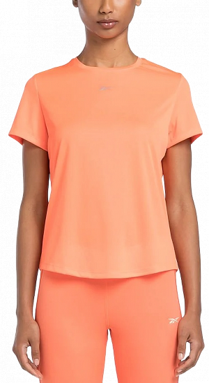 Футболка женская Reebok Running Speedwick Tee Оранжевый - Фото 1 большая
