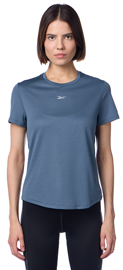 Футболка женская Reebok Running Speedwick Голубой - Фото 2 большая